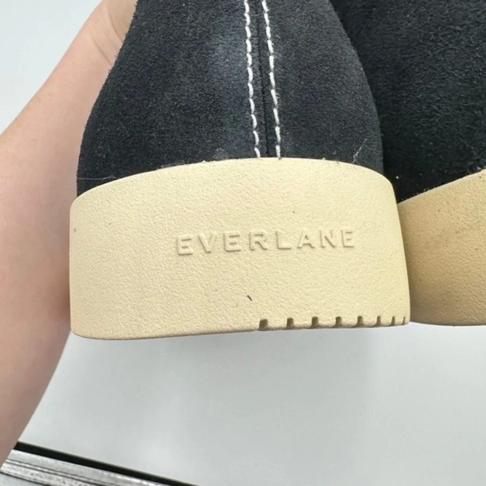 Everlane Size 12.5 Desert Boot Black Suede‎ Leather Chukka Casual Classic NIB